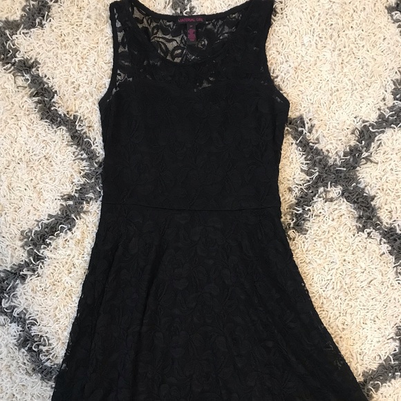 Material Girl Dresses & Skirts - Black Lace Dress